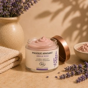 Masque apaisant argile rose